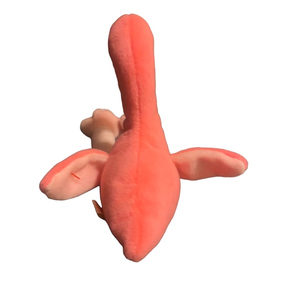 ‘95 Rare retired TY Beanie Baby Pinky the Flamingo NMWT and Errors - Picture 7 of 13